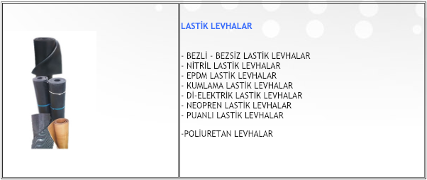 Lastik-Levha